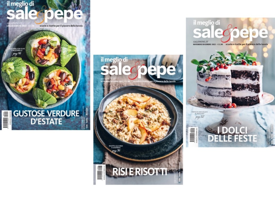 Tre copertine di Il meglio di Sale&Pepe